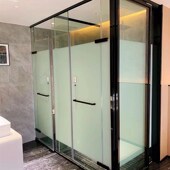 透光磨砂玻璃纸加厚自粘浴室办公室户膜防走光