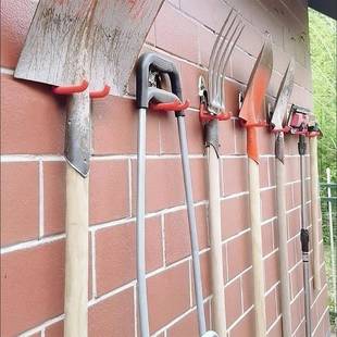 农用工具挂钩园林农具挂架打孔固定强力承重重物收纳梯子水管头盔