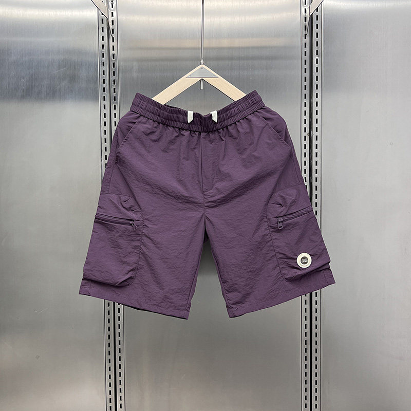 男士工装大口袋短裤松紧腰抽绳休闲五分裤夏季潮牌宽松直筒沙滩裤,男装,短裤,淘宝优惠券,粉丝福利购,淘宝优惠卷