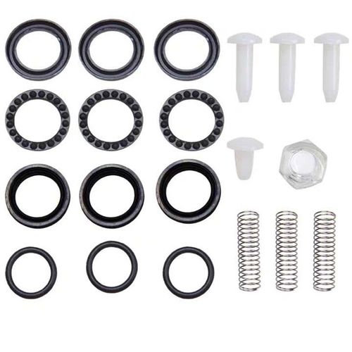 280/380洗车机清洗机修理包铜铝泵头水封配件密封圈皮碗弹簧零件