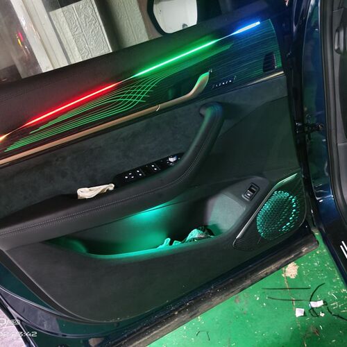 适用于星b越L氛围灯72色原车屏幕语音控制焕彩氛围灯内饰灯改装件
