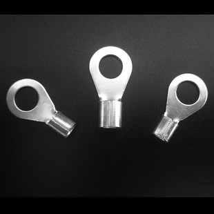 OT10平方 6冷压m接线端子O型圆形裸端头铜线鼻子接头线耳镀锡黄铜