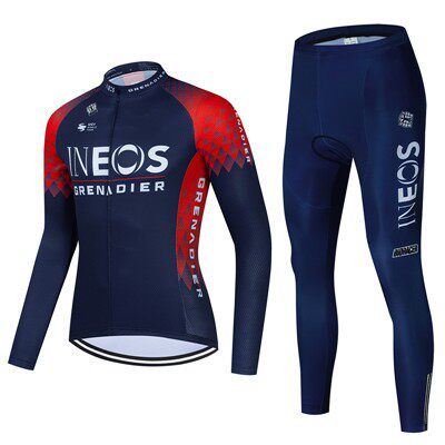 山地车骑行服套装长袖男春夏季秋冬季骑J行长裤男女自行车骑行装