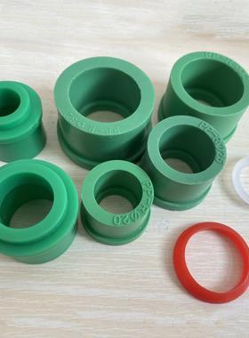 热熔配件暖气自来水阀门绿色铜活接维修头PPR水管配件球阀活接片