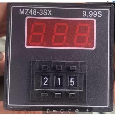 MINGZHUO时间继电器 MZ48-3SX 拔码时间继电器 DH48-3SX 9.99S