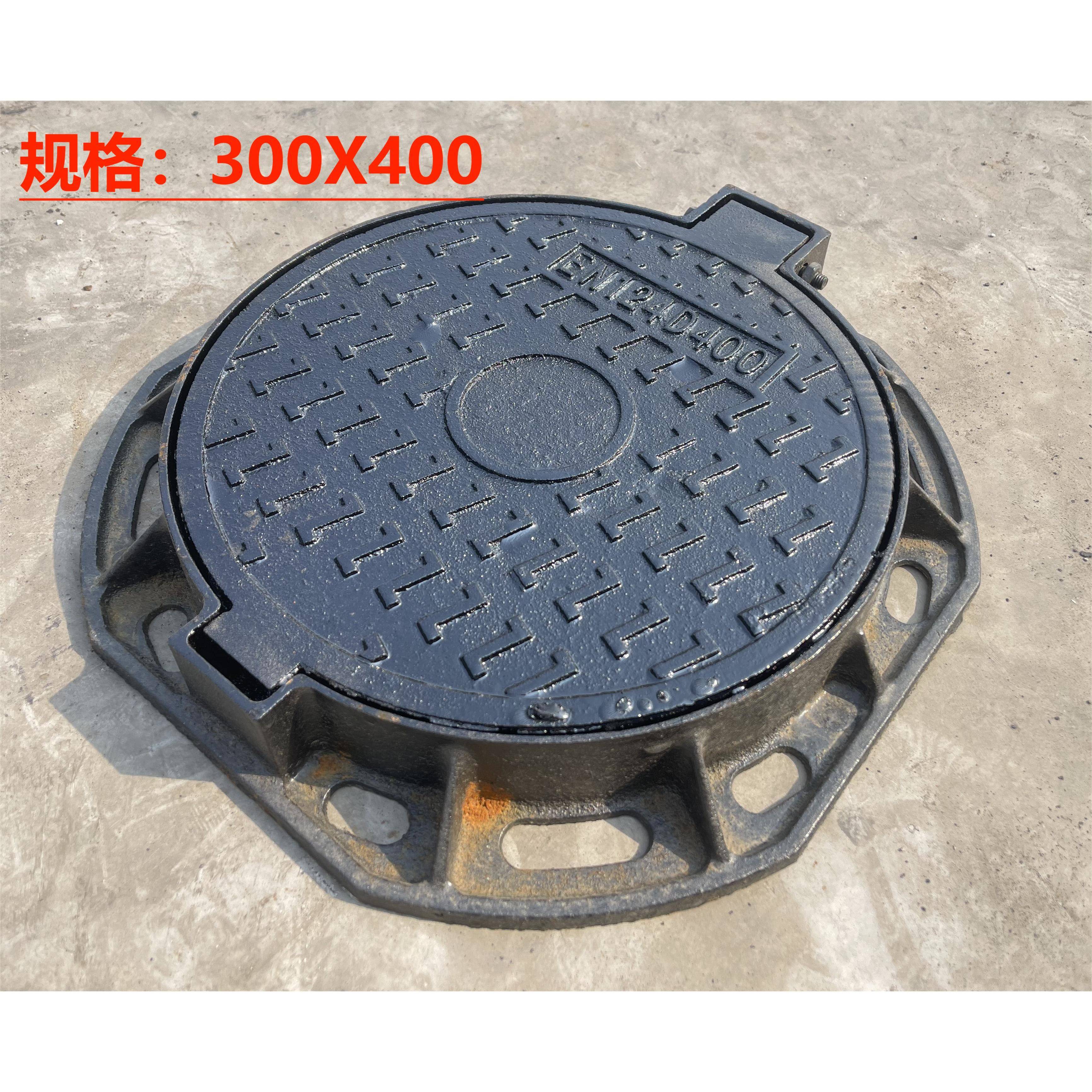 球墨铸铁井盖圆形化粪池重型方形雨水防沉降下水道阴井污水沙井