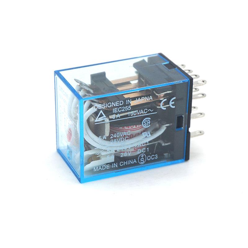 中间继电器IEC255 MY2NJ DC24V MY4N-J AC220V 3A 150