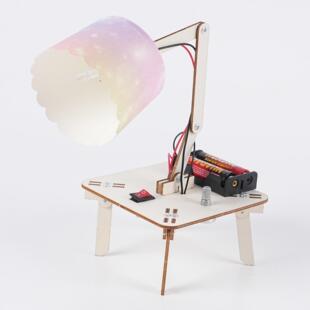 台式可折叠可调光双控灯台灯手工科技小制作教具材料包电路实验