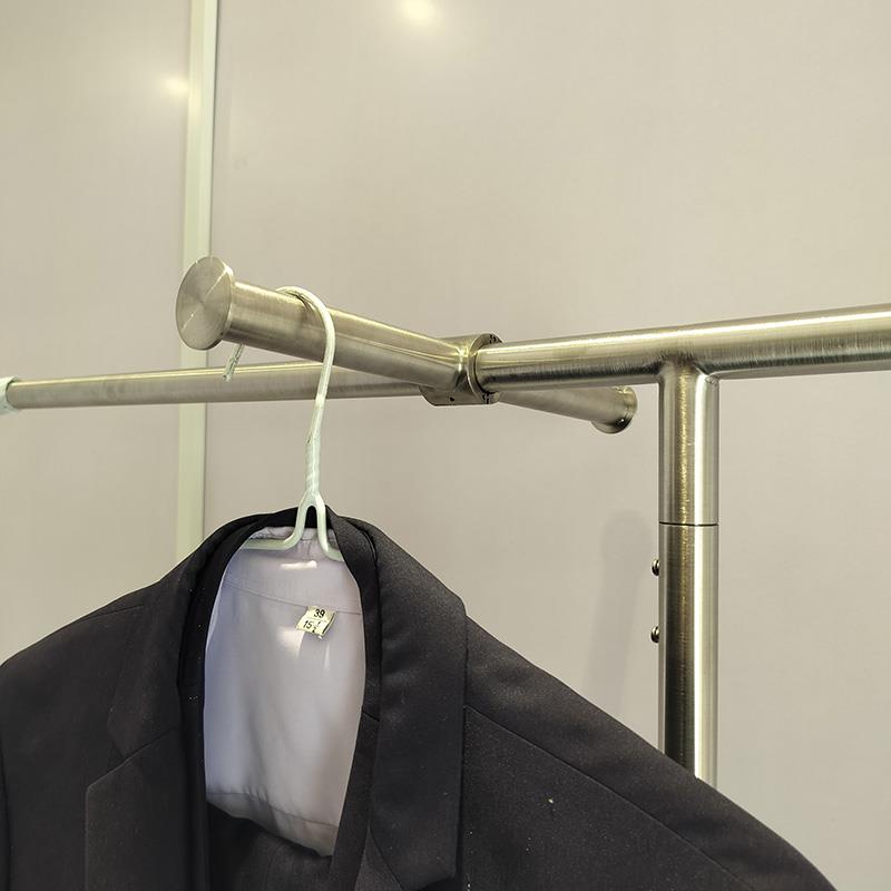 服装道具展示架加装正挂杆活动正挂配件点挂挂钩加厚象鼻挂通