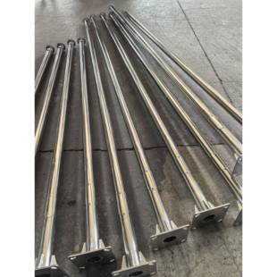 不锈钢路灯杆户外LED投光灯杆1米2米变电站专用照明灯杆防锈支架