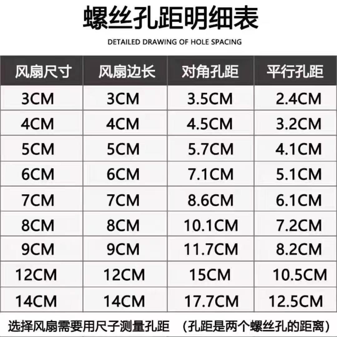 全新 5CM静音5V/12V/24V 5010 5015 5020 5025电源变频器散热风扇