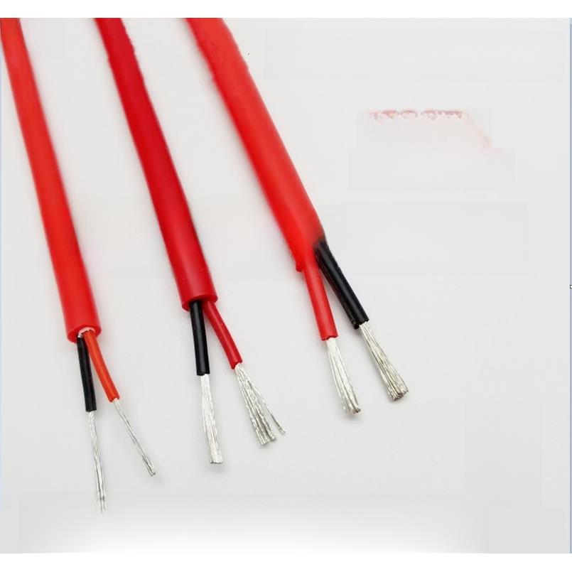 软硅线2芯护套线耐油高温电缆0.5/0.75/1/1.5/2.5/4/6/10平方米