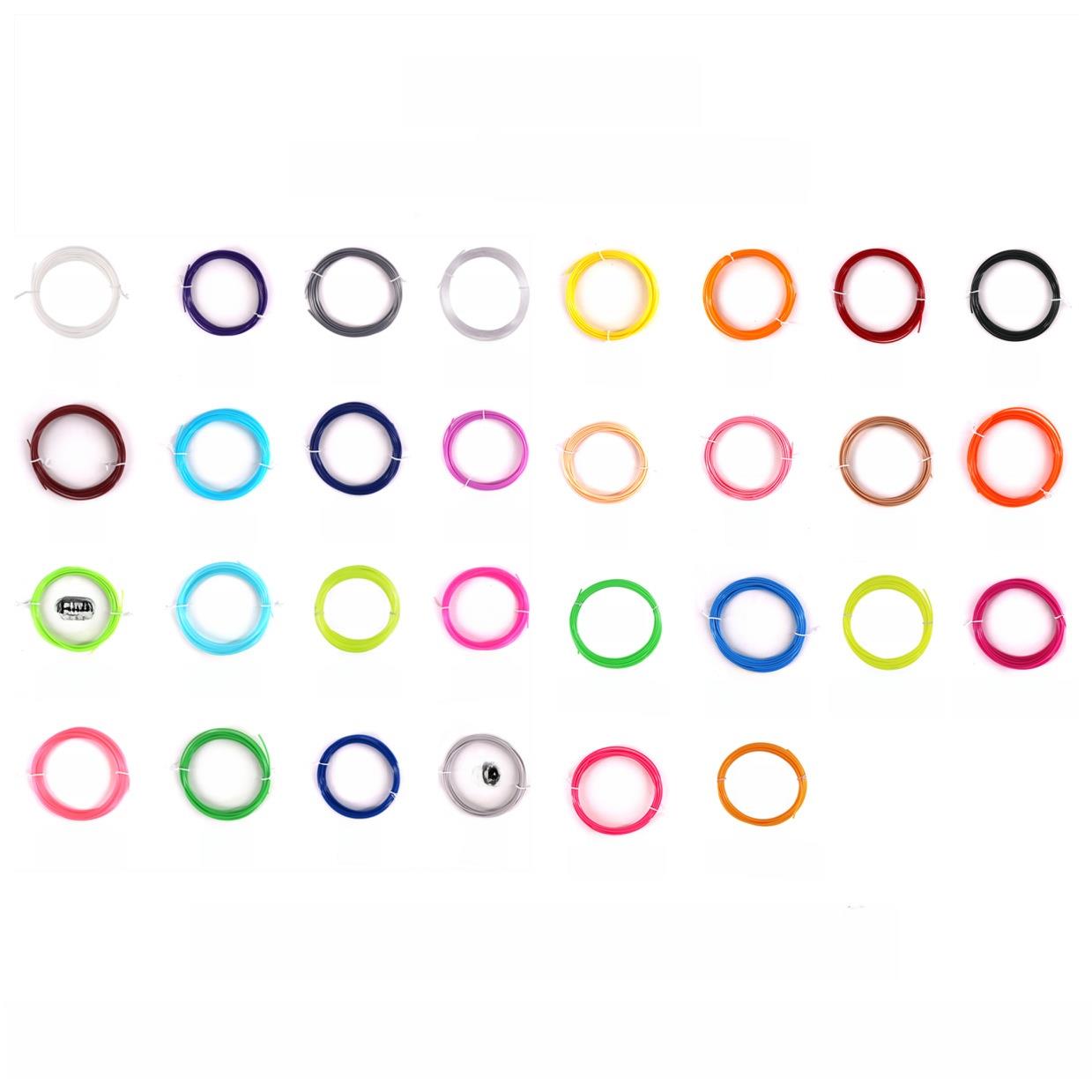 高温3D打印笔专用补充耗材 1.75mm线径环保PLA/ABS立体成型材料