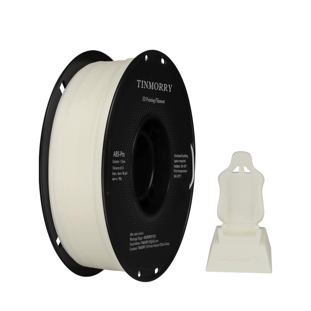 Tinmorry天瑞ABS-pro/ASA3D打印耗材低气味不易翘边打印需封箱