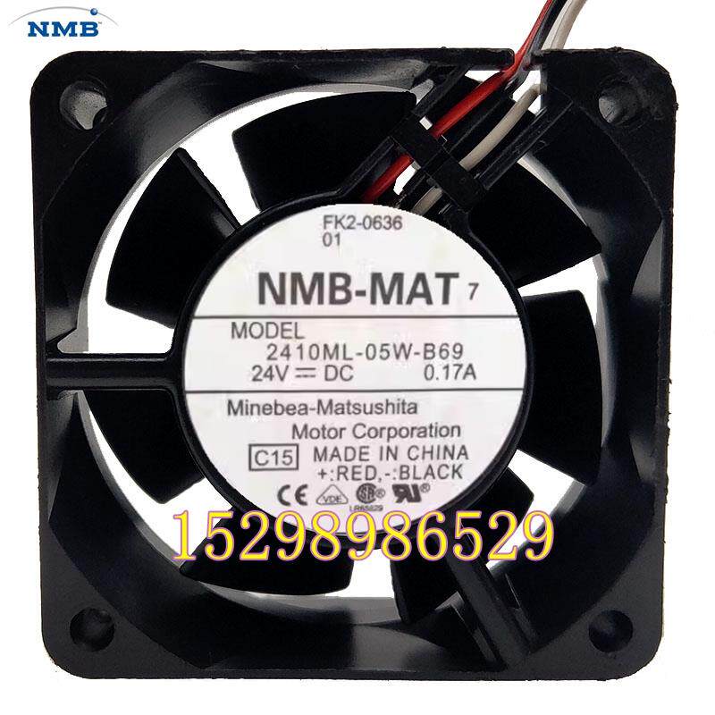 全新NMB 2410ML-05W-B79/B59/B69/B60 变频器发那科风扇6025 24V