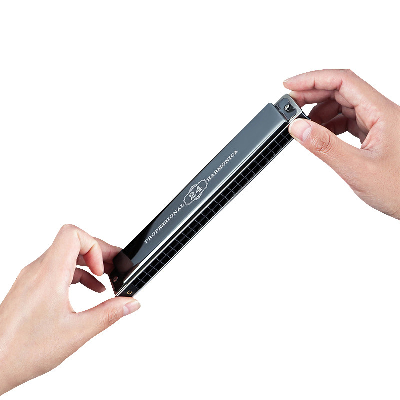 天鹅口琴专业演奏级28孔24孔复音口琴男初学者入门学生儿童乐器