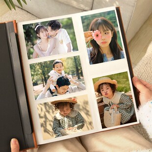 6寸1000张相册本大容量家庭儿童宝宝定制56六寸情侣插页收纳影集
