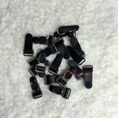 长筒丝袜子防滑金属葫芦扣子吊袜带套装 配件吊带袜扣黑色白色透明