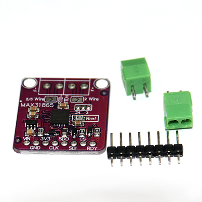 MAX31865 铂电阻温度传感器检测器模块 温度采集RTD/PT100-PT1000