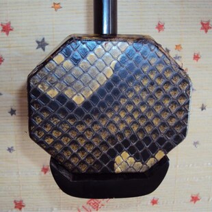 黑檀二泉二胡扁八方二胡二泉琴干抛工艺正宗黑檀原木色不上漆包邮