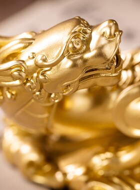 朱炳仁铜横财摆件貔貅财富丰收摆件装饰工艺品客厅玄关开业送礼