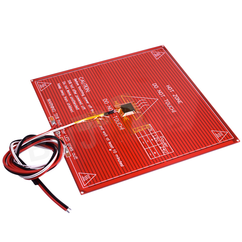 d打印机加加热床电压MK2b ,21*21支持电压 焊接版