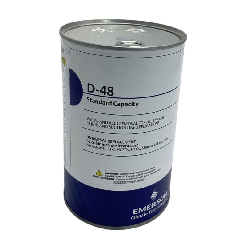 艾默生D48干燥过滤芯H48冷媒雪种过滤器压缩机配件除水除酸净化