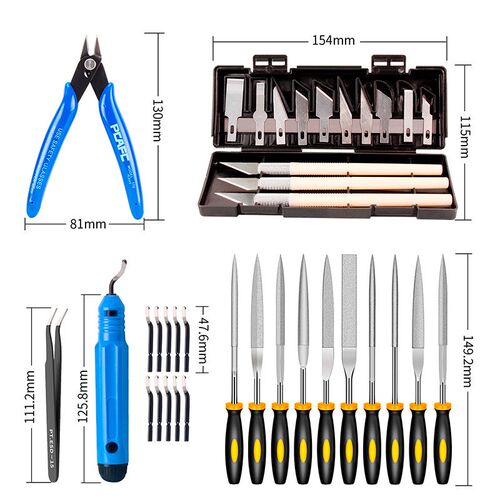 D打印机模型理工具雕刻刀锉刀斜口钳子打磨修边装