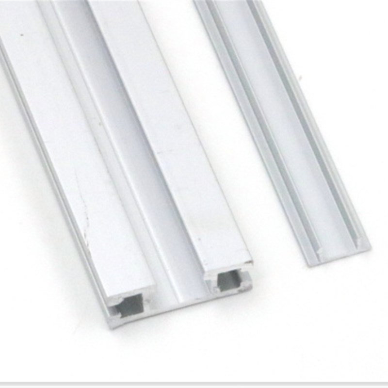 橱柜外挂式单扇移门轨道 柜门滑轨 单轨移动轮侧装滑动家具移门轨