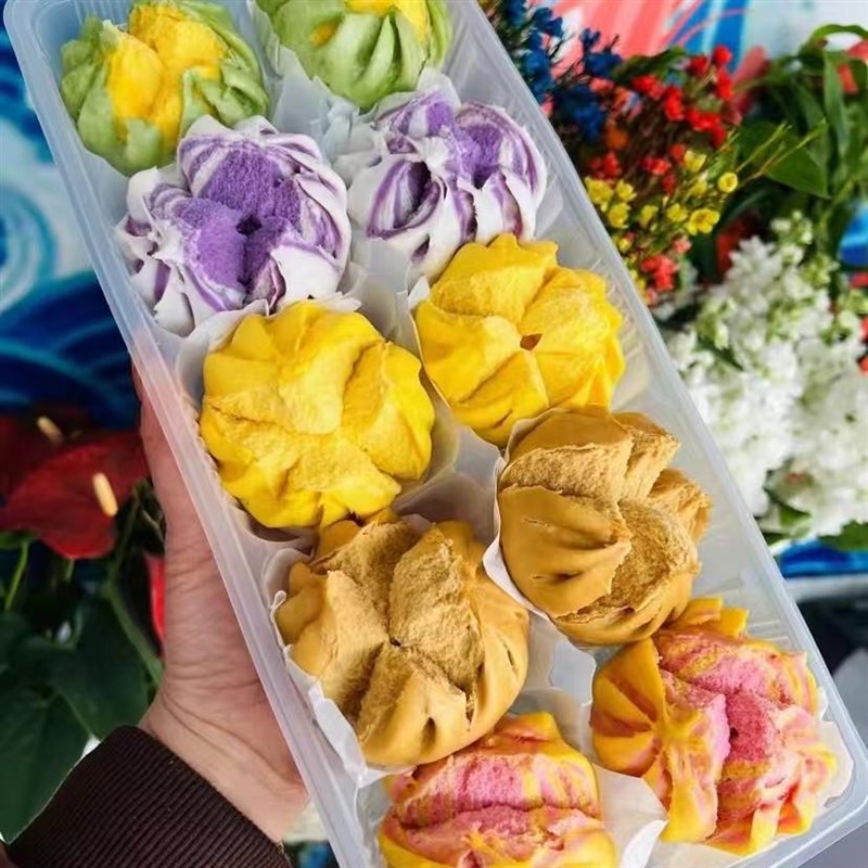 捏花机包馅机流心花包子机切刀片麻薯冰激凌雪媚娘青团糍粑定制