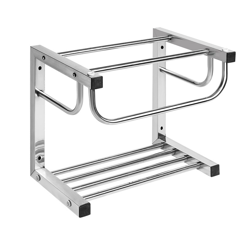 陶瓷洗手盆双层支架托架长方形三角形不锈钢挂墙式支撑架台盆架子