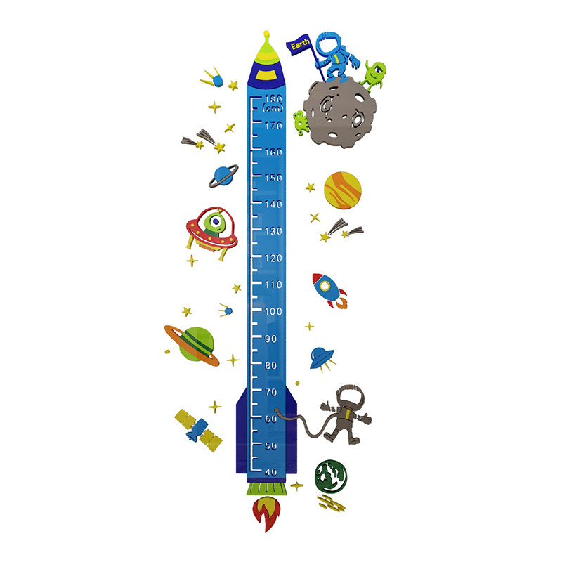 儿童房间布置身高墙测量尺卡通装饰移除壁纸d立体创意,家居饰品,软装墙贴,淘宝优惠券,粉丝福利购,淘宝优惠卷