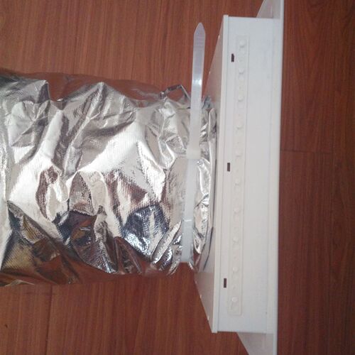 空调保温管中央空调出风口管道通风管道铝箔连接出风通风保温软管