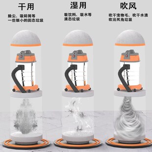 工业大吸力吸尘器吸水干湿两用美缝工具洗车用商用装 修工业吸
