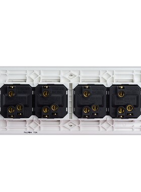 飞雕四控关位联四控墙壁长方形暗装