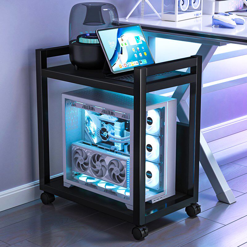 电脑主机托架电竞房台式机箱底座可移动支架落地式收纳整理置物架,收纳整理,主机箱托架,淘宝优惠券,粉丝福利购,淘宝优惠卷