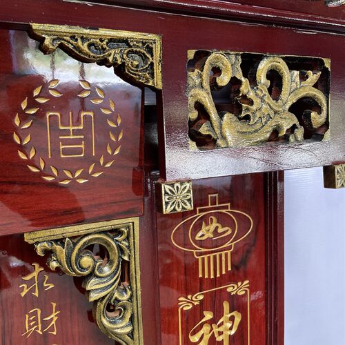 实木雕刻神龛香火台神榜祖宗牌位家仙天地家神新佛龛供台