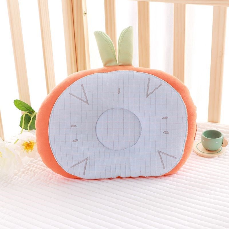 婴儿定型枕防偏头枕头纯棉纠正头型矫正新生儿宝宝透气枕头