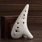 12孔AC陶笛 12孔中音C调专业演奏笛 买就送全套配件 包邮