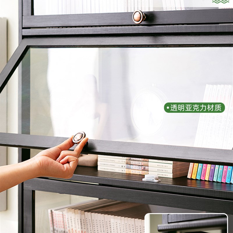 榻榻米飘窗柜窗台储物收纳柜子置物架桌面上书架书柜楠竹实木矮柜