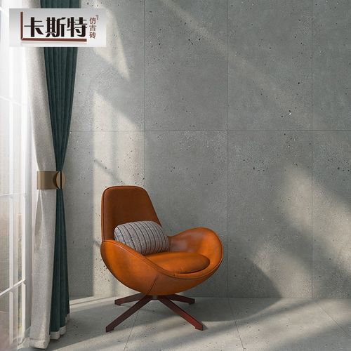 禅意灰色水磨石瓷砖别墅客厅防滑地砖服装店仿古砖民宿卫生间墙砖