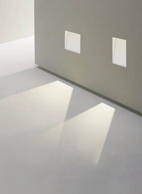 感应无边框地脚灯嵌入式86型人体小夜灯家用过道台阶预埋led地灯