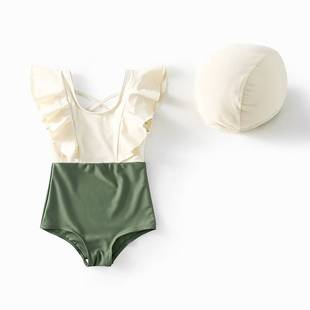 儿童泳衣女童可爱公主连体游泳衣3岁小女孩宝宝速干泳装 学游泳6