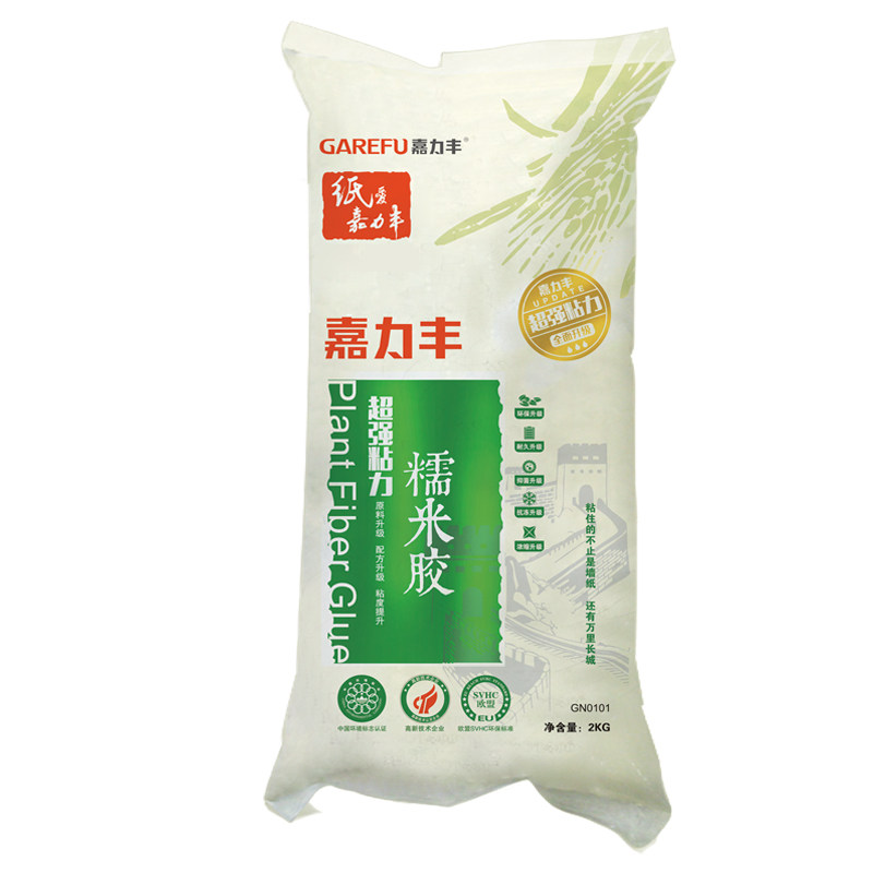 嘉力丰超强粘力糯米胶墙布胶水粘壁纸墙纸渗透基膜壁布装