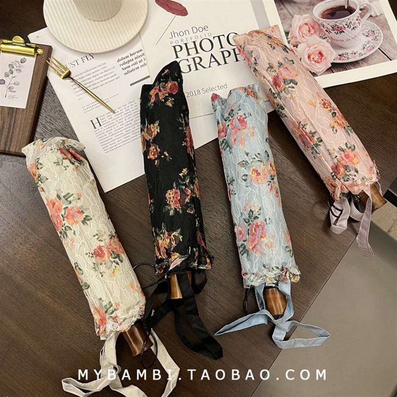 复古贵妇洛丽塔刺绣法式欧式公伞宫廷伞边蕾丝伞太阳伞洋伞女