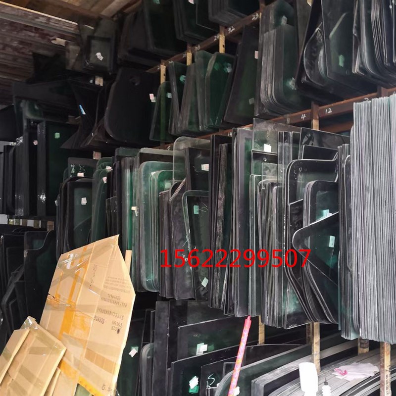 卡特挖掘机E312B 320B 322B 325B 330B驾驶室前后上下档风玻璃