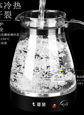 喜猪黑茶煮茶器全自动小型安化煮茶壶办公室蒸汽煮茶炉