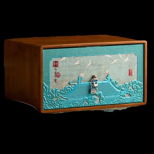 茶叶包装盒空盒竹盒木箱福鼎白茶老白茶散茶盒礼盒定制