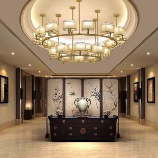 档包厢包间大吊灯客厅大厅会所灯宴会厅吊灯售楼部沙盘大吊灯具