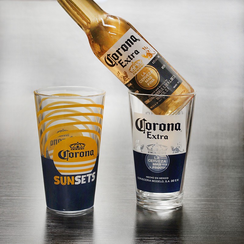 科罗娜啤酒杯墨西哥杯加厚杯饮料果汁水杯